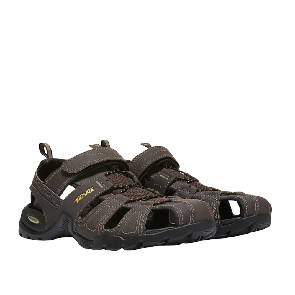 TEVA MENS FORE BAY OUTDOOR SANDAL - BROWN